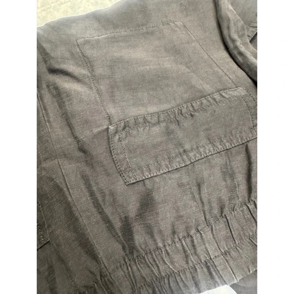 Vince Women's Linen Blend Cargo Pants Size 14 Utility Style‎ Trousers